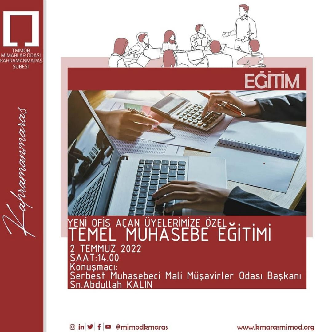 Yeni ofis açan üyelerimize özel temel muhasebe eğitimi
